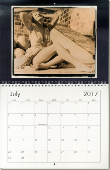 07 July - Eva Lynd calendar cover
