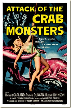 ATTACK OF THE CRAB MONSTERS poster by Albert Kallis