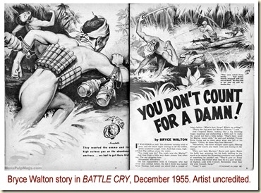 BATTLE CRY, Dec 1955. Bryce Walton story