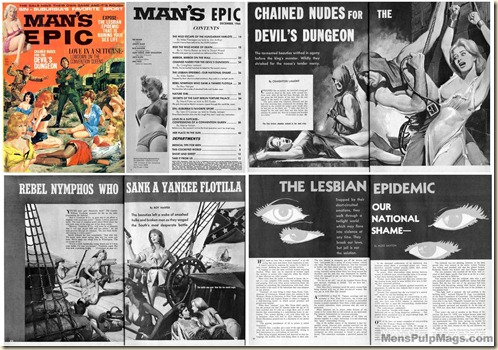MAN'S EPIC, December 1964 contents scans