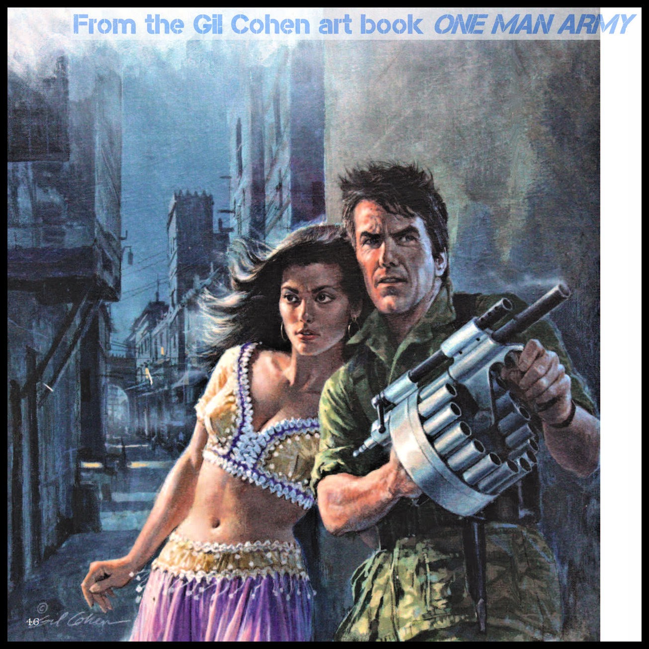 One Man Army The Action Paperback Art Of Gil Cohen Our Latest Book The Men S Adventure Magazines Blog