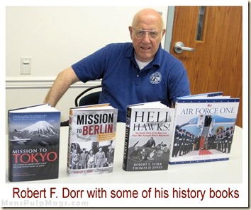 Robert F. Dorr with some of his books pic 2013