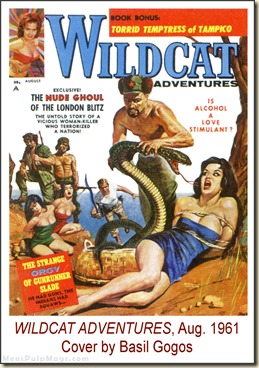 WILDCAT ADVENTURES, August 1961, cover by Basil Gogos
