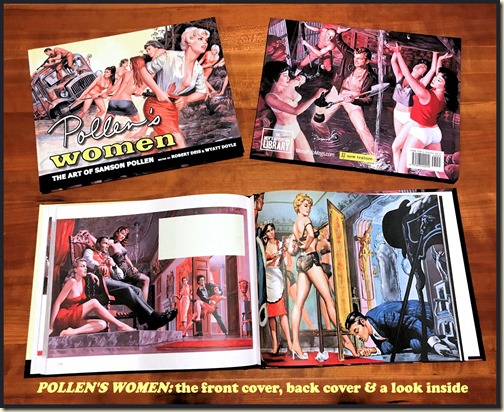 POLLEN'S WOMEN book - front, back & inside bd