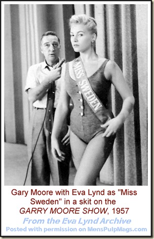 Eva Lynd as Miss Sweden on Garry Moore show 1957
