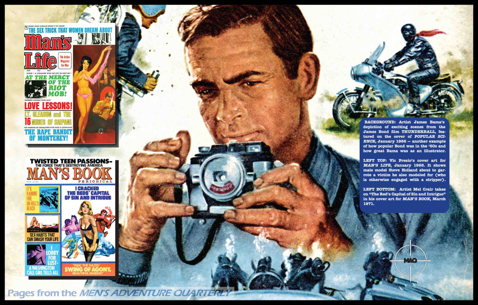 The MEN’S ADVENTURE QUARTERLY, Vol. 1, No. 2 our spy stories