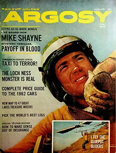 Argosy Magazine Mike Shayne / Pick The World's Best Legs January 1962